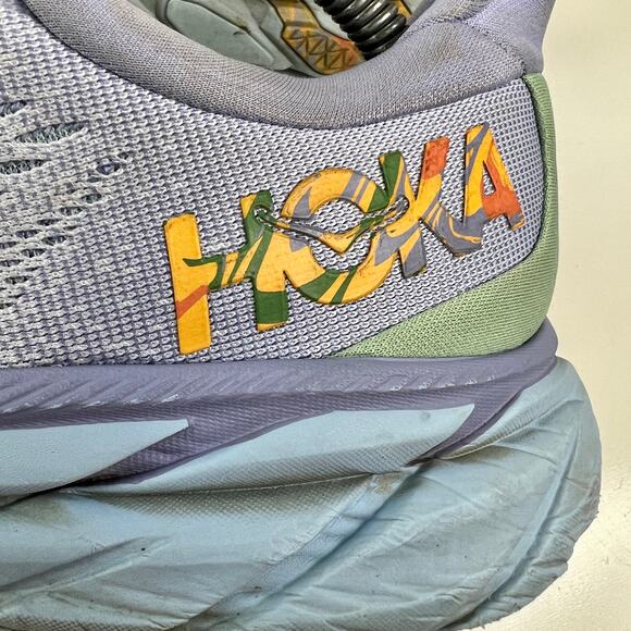 Hoka One One Clifton 8 Baby Lavendar‎ Green 1119394  Powersteps Insoles 10.5 - Picture 3 of 14